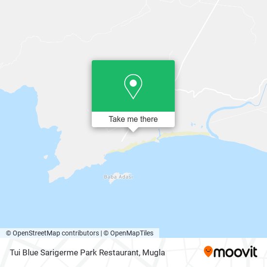 Tui Blue Sarigerme Park Restaurant map