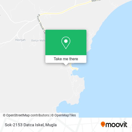 Sok-2153 Datca Iskel map