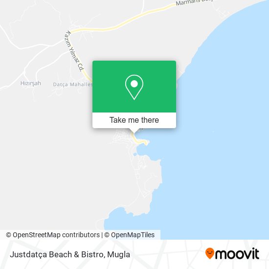 Justdatça Beach & Bistro map