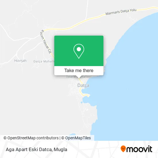 Aga Apart Eski Datca map