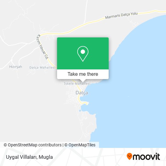 Uygal Villaları map