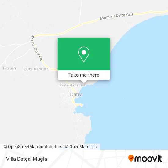 Villa Datça map