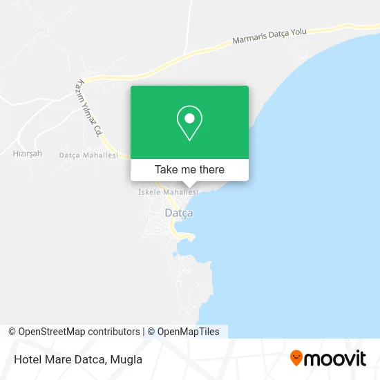 Hotel Mare Datca map
