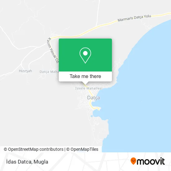 İdas Datca map