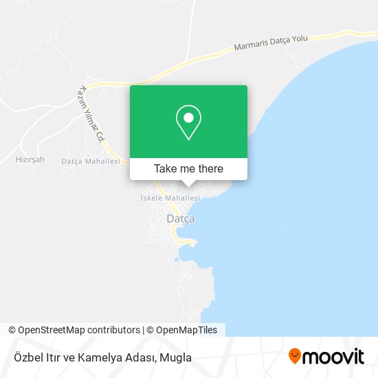 Özbel Itır ve Kamelya Adası map