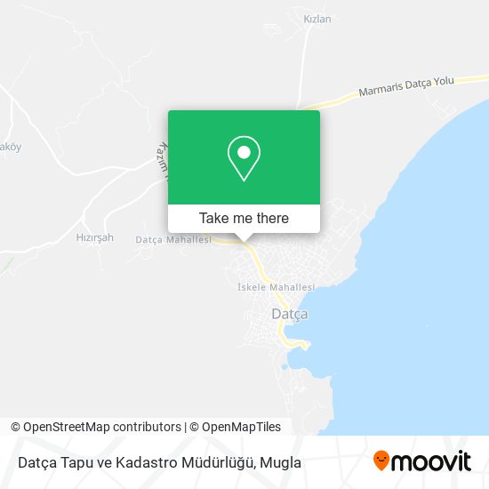 Datça Tapu ve Kadastro Müdürlüğü map