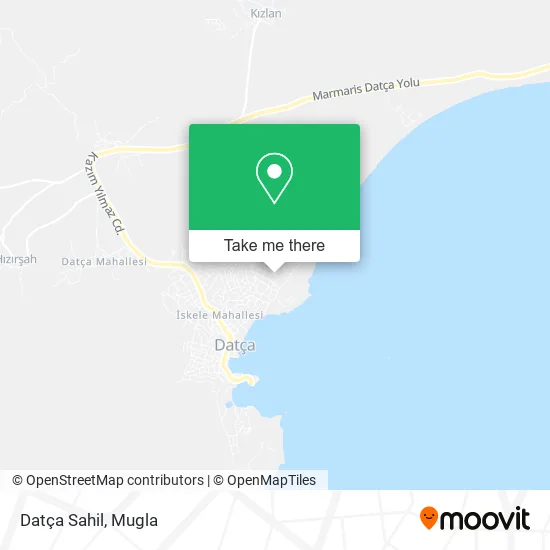 Datça Sahil map