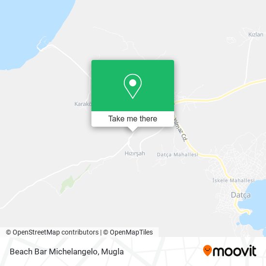 Beach Bar Michelangelo map