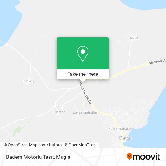 Badem Motorlu Tasıt map
