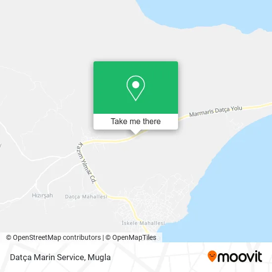 Datça Marin Service map
