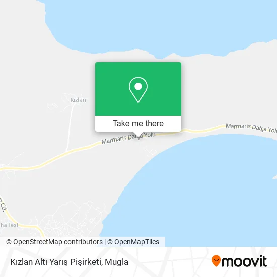 Kızlan Altı Yarış Pişirketi map