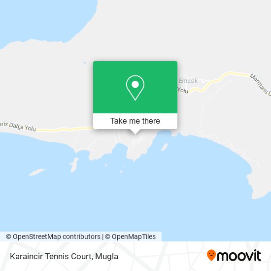 Karaincir Tennis Court map