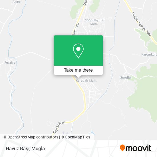 Havuz Başı map