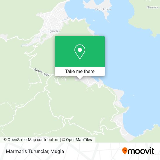 Marmaris Turunçlar map
