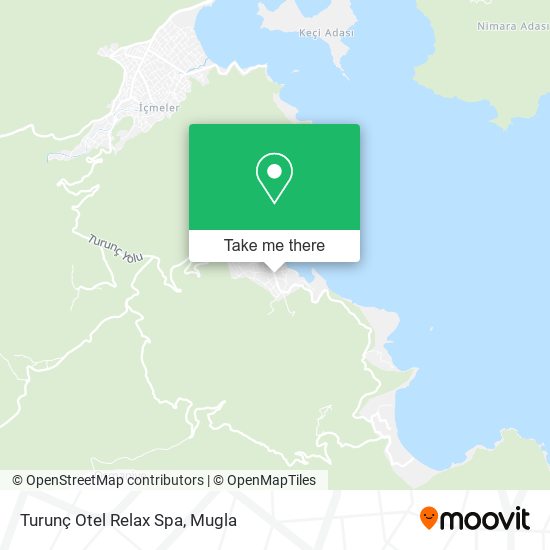 Turunç Otel Relax Spa map