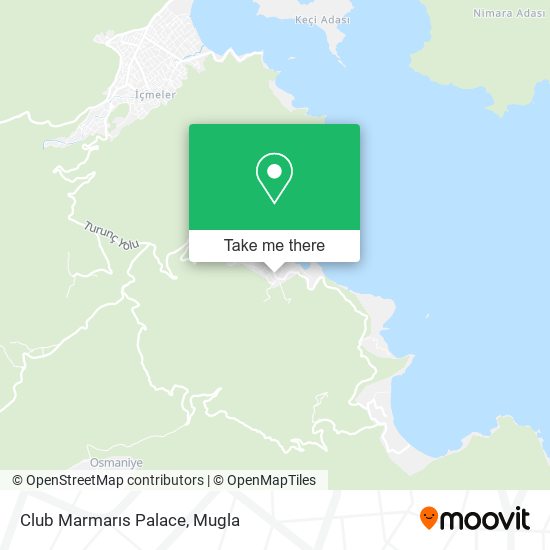 Club Marmarıs Palace map