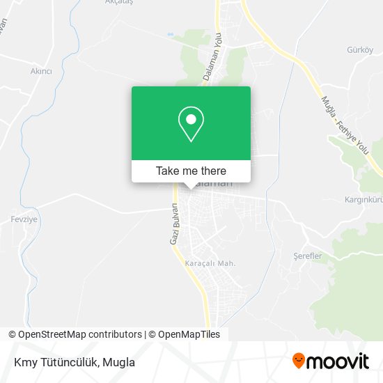 Kmy Tütüncülük map