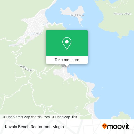 Kavala Beach-Restaurant map