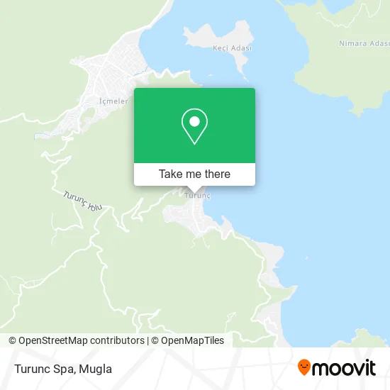 Turunc Spa map