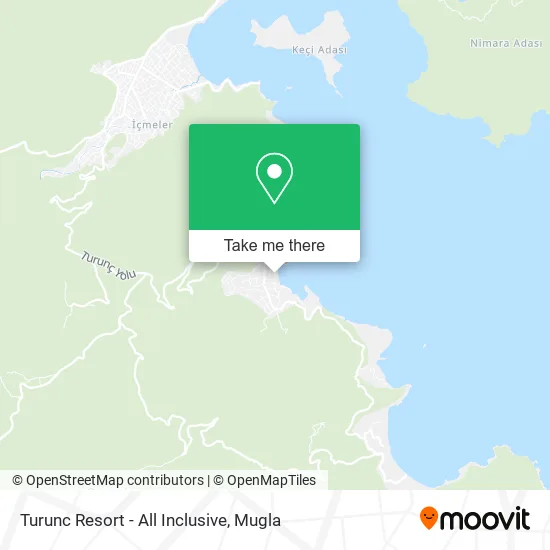 Turunc Resort - All Inclusive map