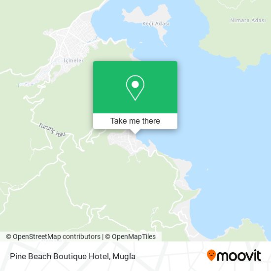 Pine Beach Boutique Hotel map