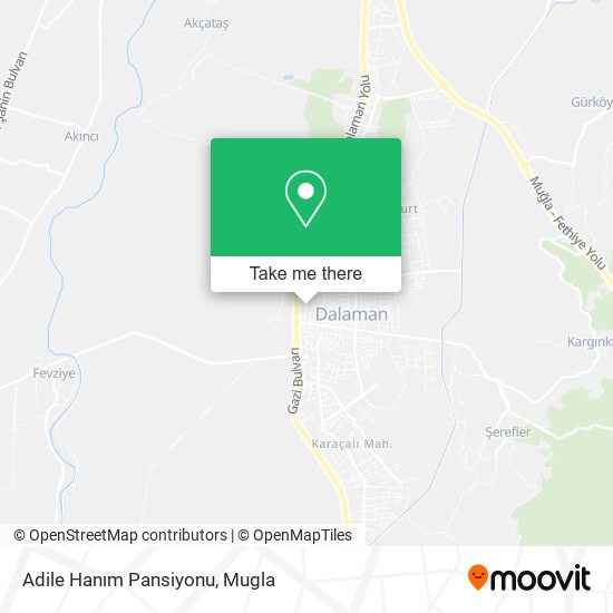 Adile Hanım Pansiyonu map