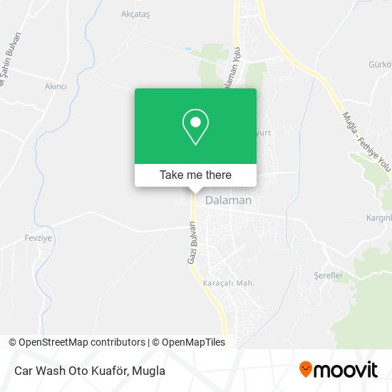 Car Wash Oto Kuaför map