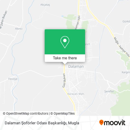 Dalaman Şoförler Odası Başkanlığı map