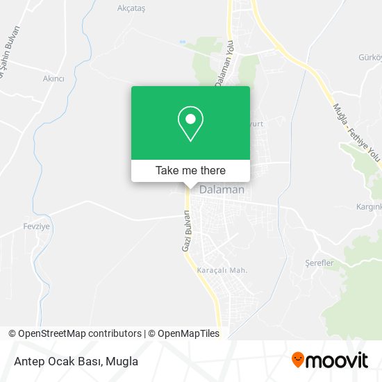 Antep Ocak Bası map