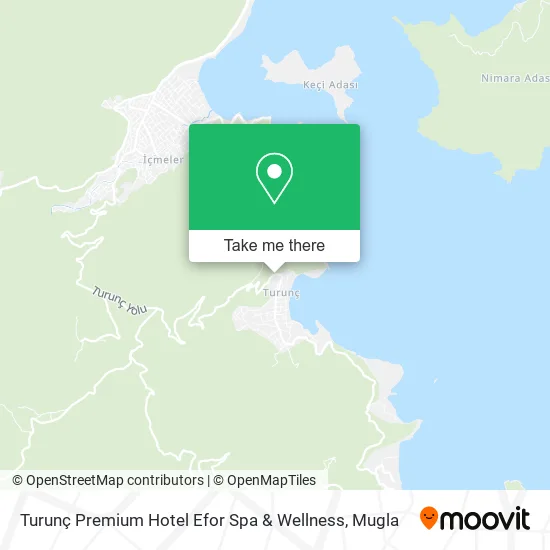 Turunç Premium Hotel Efor Spa & Wellness map