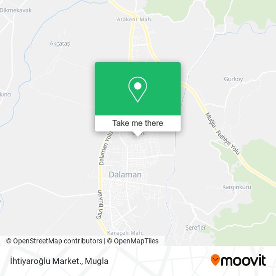 İhtiyaroğlu Market. map