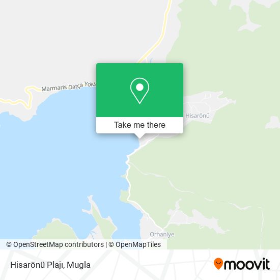 Hisarönü Plajı map