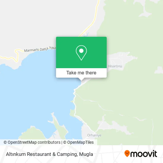 Altınkum Restaurant & Camping map
