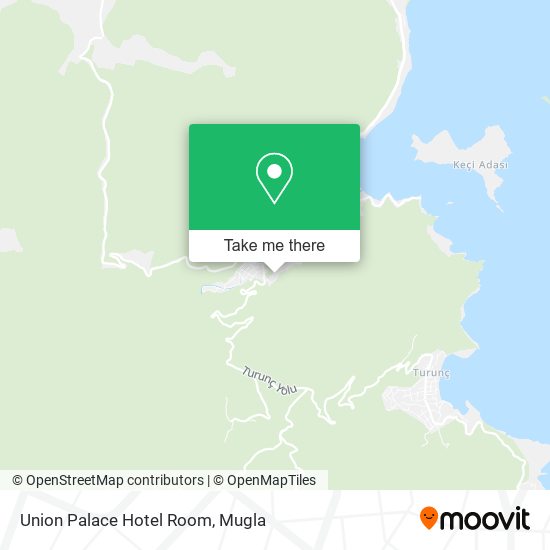 Union Palace Hotel Room map