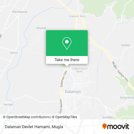 Dalaman Devlet Hamami map