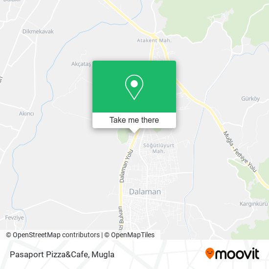 Pasaport Pizza&Cafe map
