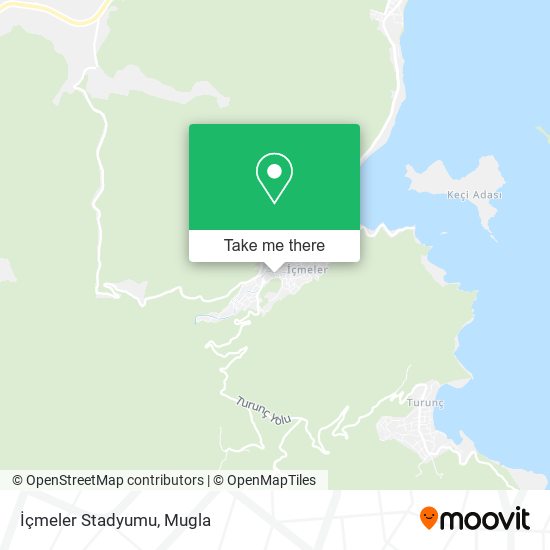 İçmeler Stadyumu map