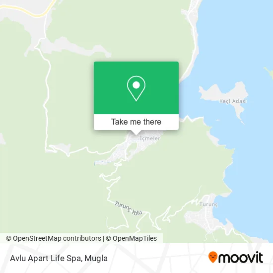 Avlu Apart Life Spa map