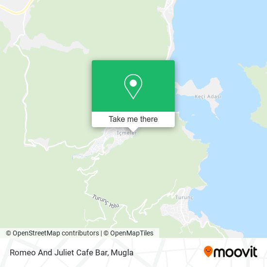 Romeo And Juliet Cafe Bar map