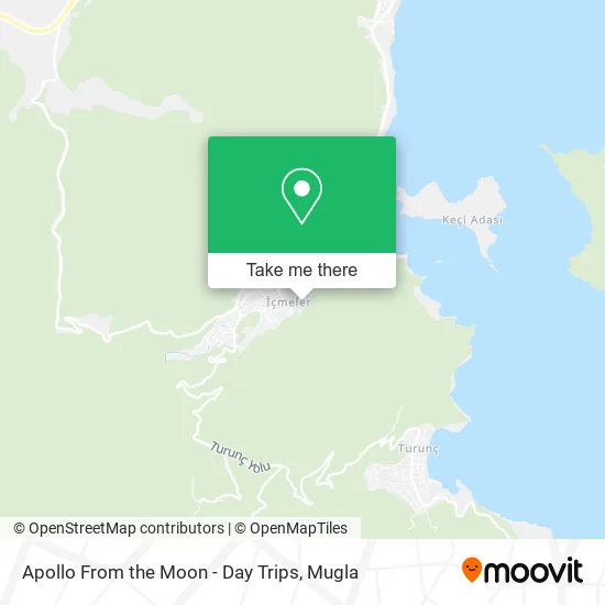 Apollo From the Moon - Day Trips map