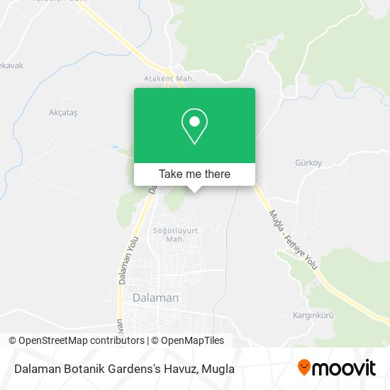 Dalaman Botanik Gardens's Havuz map
