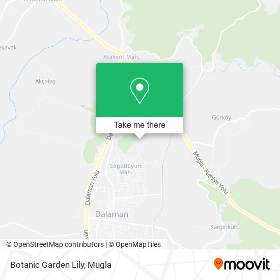 Botanic Garden Lily map