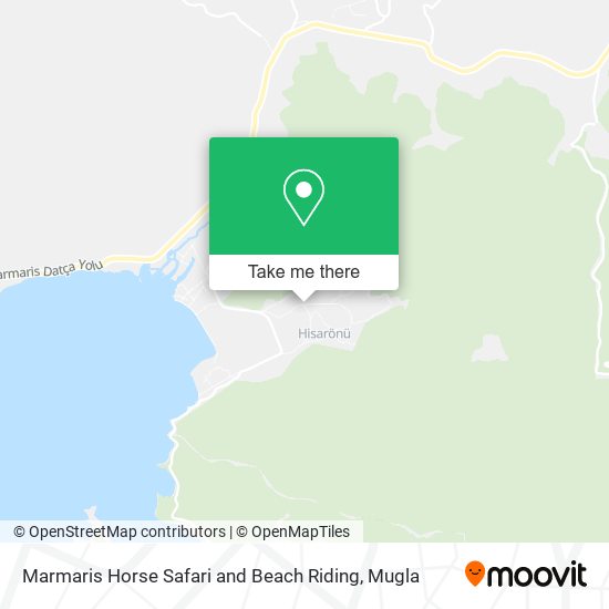 Marmaris Horse Safari and Beach Riding map