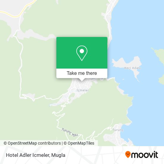 Hotel Adler Icmeler map