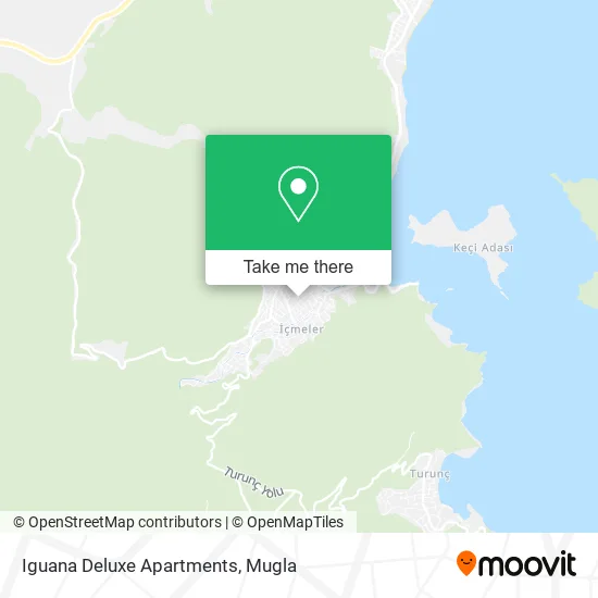 Iguana Deluxe Apartments map