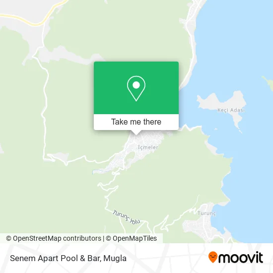 Senem Apart Pool & Bar map