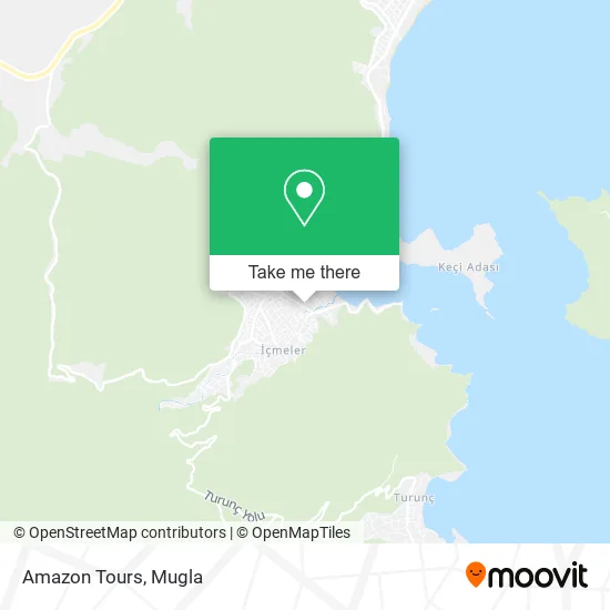 Amazon Tours map