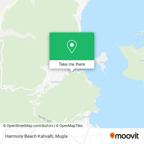 Harmony Beach Kahvalti map