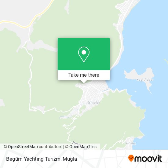 Begüm Yachting Turizm map