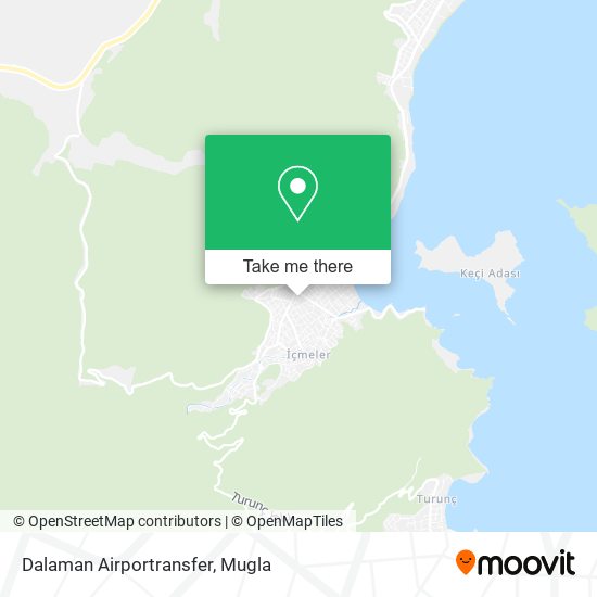 Dalaman Airportransfer map